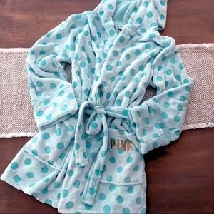 Victoria’s Secret Blue Dotted Robe